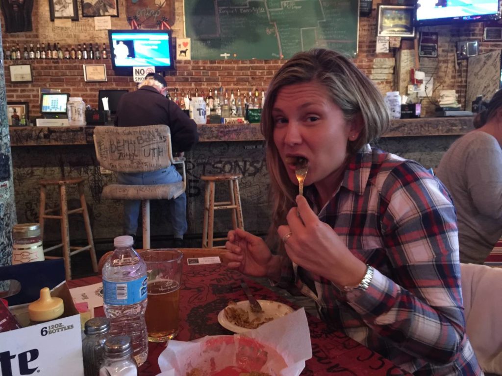 USA on the road: lunch at Ground Zero with "Fried Green Tomatoes".