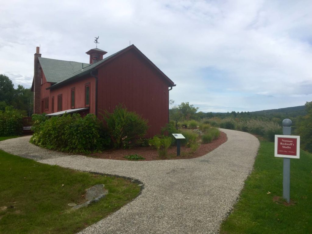 Norman Rockwell’s workshop, outside