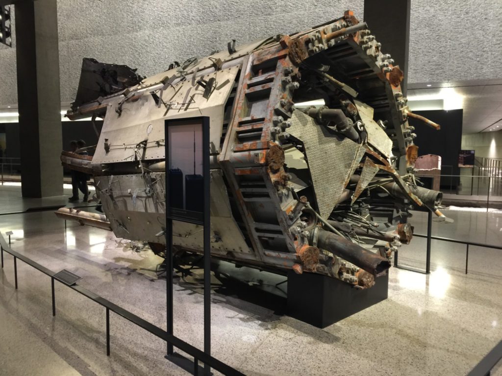 Visit the 9/ 11 Memorial Museum: what remains of one of the Twin Towers’ aerial