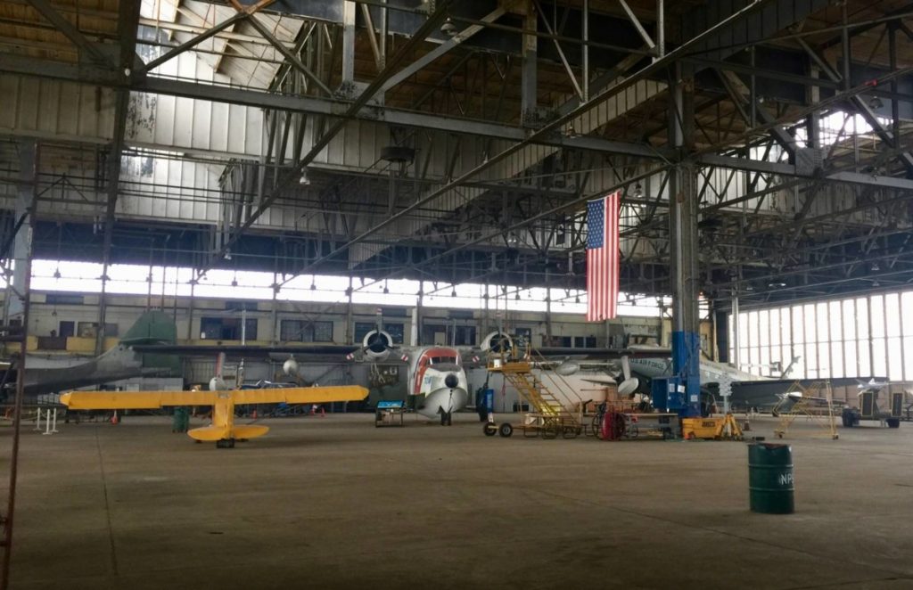 Unusual New York: the inside of the Hangar B