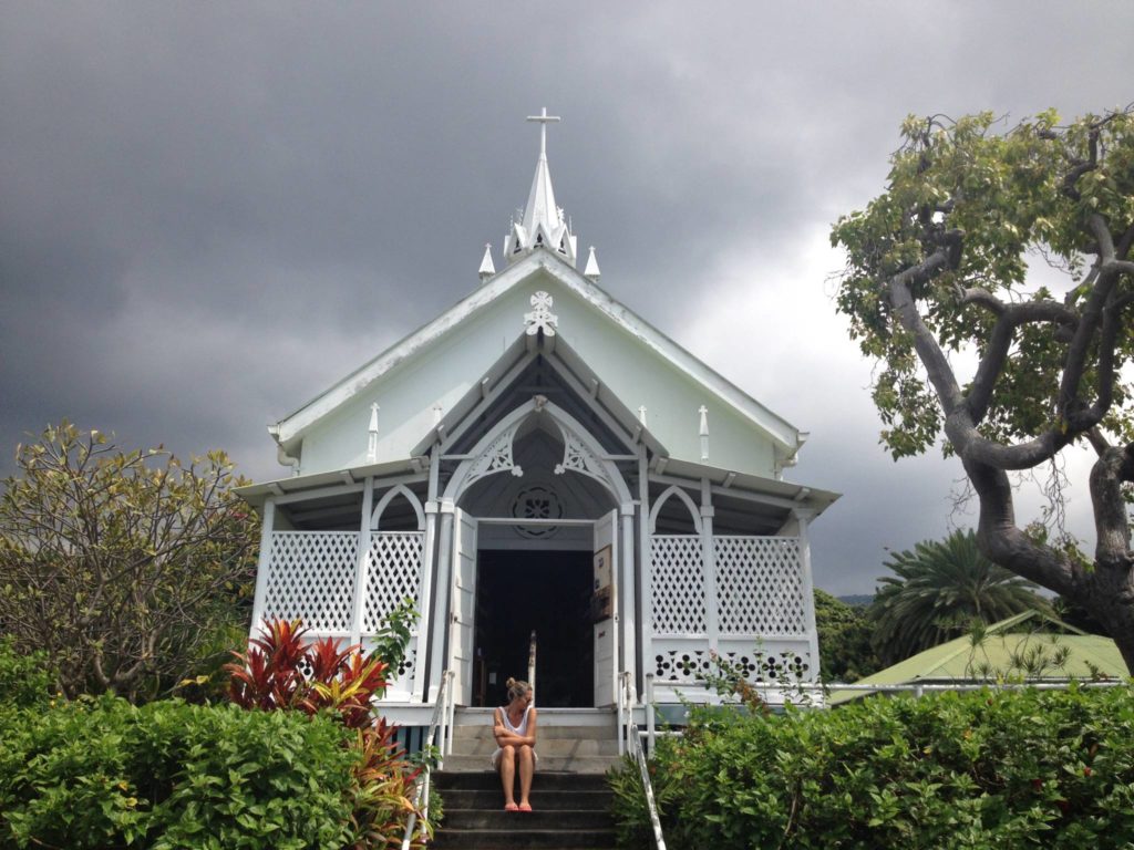 Kona Coast, la Chiesa di St. Benedict's, esterno