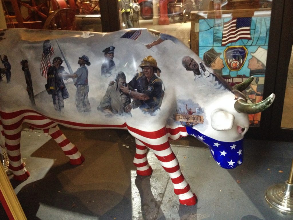 The New York City Fire Museum, the Bull in the entrance