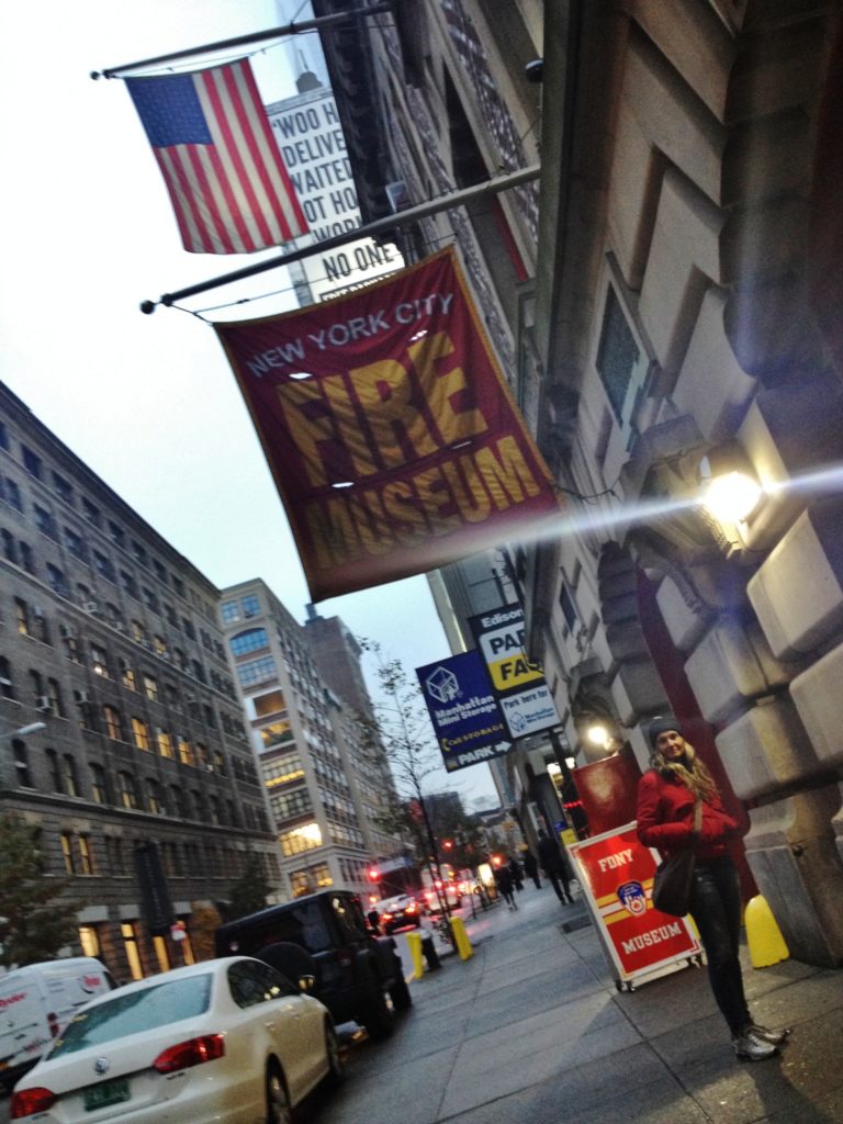 L'ingresso del New York City Fire Museum